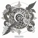 Eragon wheel of time tattoo design idea