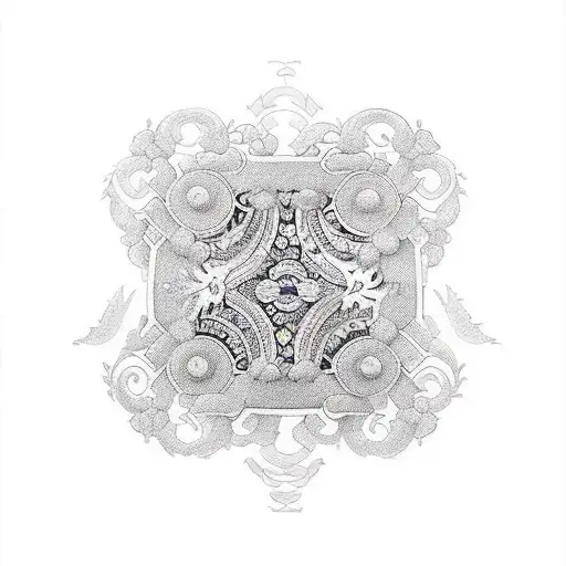 Irezumi-inspired bandoneon with intricate details tattoo design idea