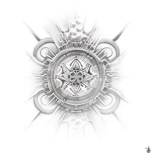 mace tattoo design idea