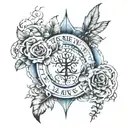 Imagine a tattoo with the names Luke Bailey Silas incorporate it into a family tree tattoo design idea