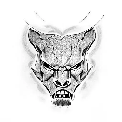 pantera negra tattoo design idea