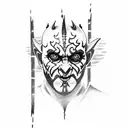 darth maul tattoo design idea