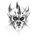 darth maul tattoo design idea