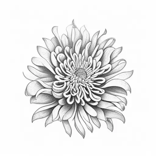 Chrysanthemum transforming into a book tattoo design idea