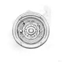 racing steering wheel tattoo design idea