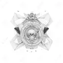 racing steering wheel tattoo design idea