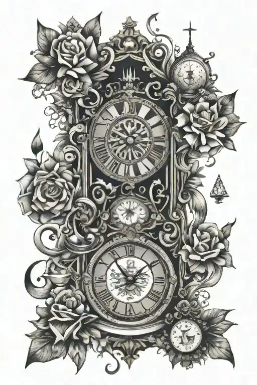 Alice in Wonderland on the upper arm tattoo tattoo design idea