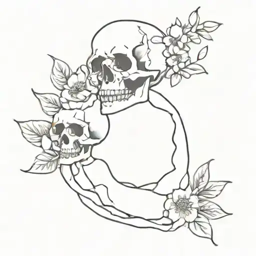 memento mori memento vive tattoo design idea