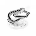 Snake with knife tattoo design idea