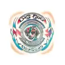 dog maori style tattoo design idea