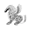 Griffin tattoo design idea