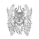 Griffin tattoo design idea