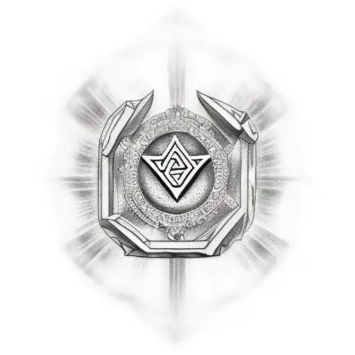 ancient Jew tattoo design idea