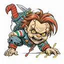 Chucky tattoo design idea