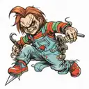Chucky tattoo design idea