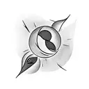 eclipse tattoo design idea