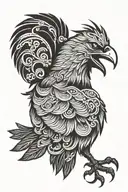 crow viking tattoo design idea