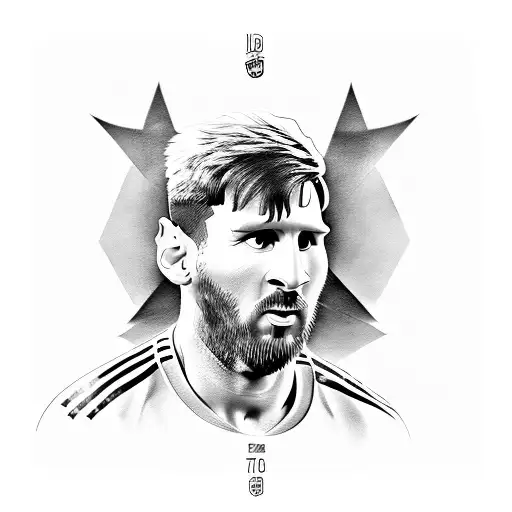 Lionel Messi  tattoo design idea