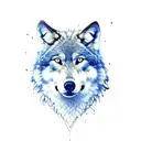 Wolf tattoo design idea