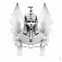 egyptian god seth tattoo design idea