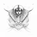 egyptian god seth tattoo design idea