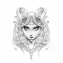 braids tattoo design idea