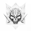 mark of cain from supernatural tattoo design idea