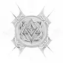 Valknut Symbol tattoo design idea