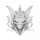 dragon transformers  tattoo design idea