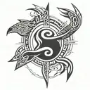 Strength, Leadership, Loyalty * Discipline tattoo design idea