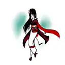 Geisha tattoo design idea