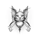 Alice in wonderland tattoo design idea