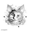 Alice in wonderland tattoo design idea