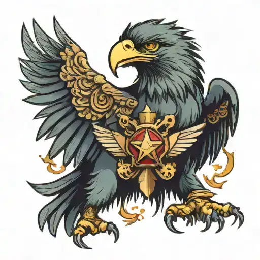 warhammer 40k eagle tattoo design idea