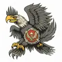 warhammer 40k eagle tattoo design idea