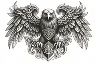warhammer 40K eagle tattoo design idea