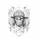 parthenon tattoo design idea