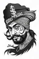 sidhu moosewala name tattoo design idea