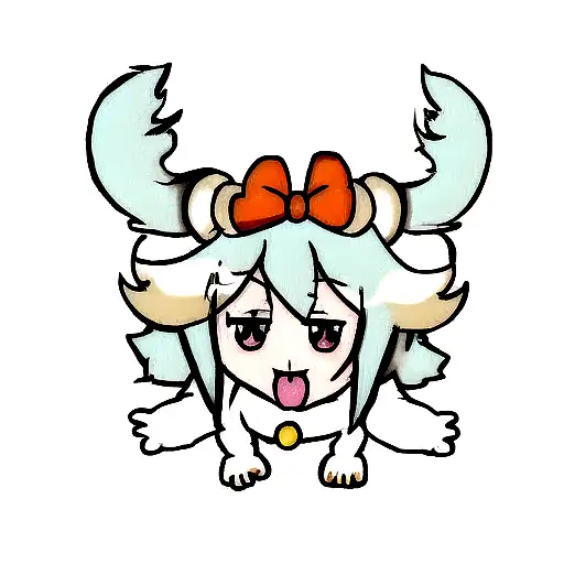 kawai baphomet tattoo design idea