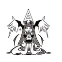 baphomet being summoned  tattoo design idea