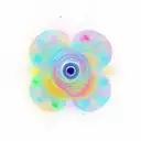 Portal colorful tattoo design idea