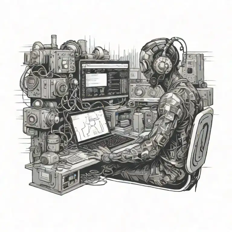 Programmer Hacker Coder tattoo design idea