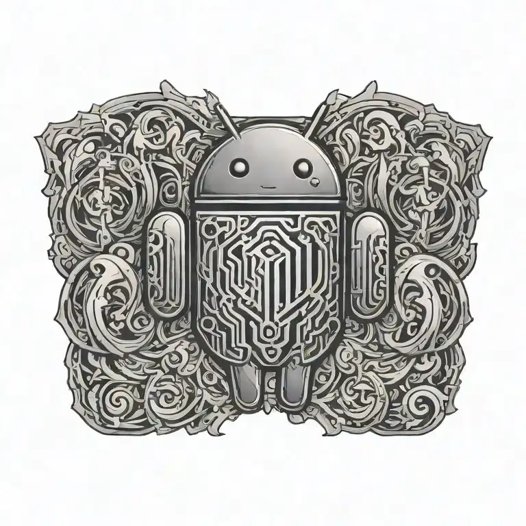 Android Logo tattoo design idea