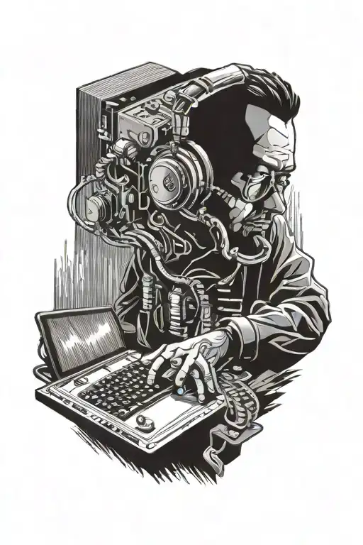Programmer tattoo design idea