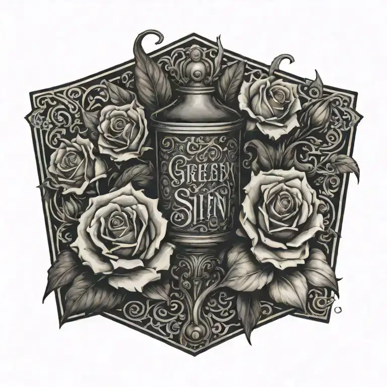 Lust and Greedy Sin from bible scripture tattoo design idea