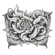 Fire tattoo design idea