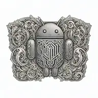 Android Logo tattoo design idea