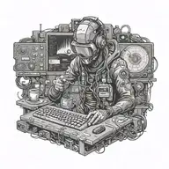 Programmer Hacker Coder tattoo design idea