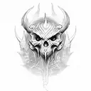 diablo 666 tattoo design idea