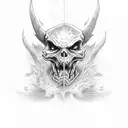 diablo 666 tattoo design idea